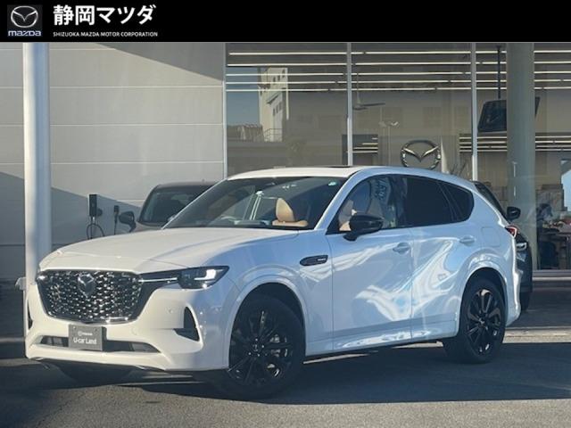 ＣＸ－６０ ＰＨＥＶプレミアムスポーツ　自動ブレーキ、パノラマサンルーフ、ナビ、３６０°ビューモニター、レーダークルーズコントロール、パワーリフトゲート、シートヒーター、シートベンチレーション