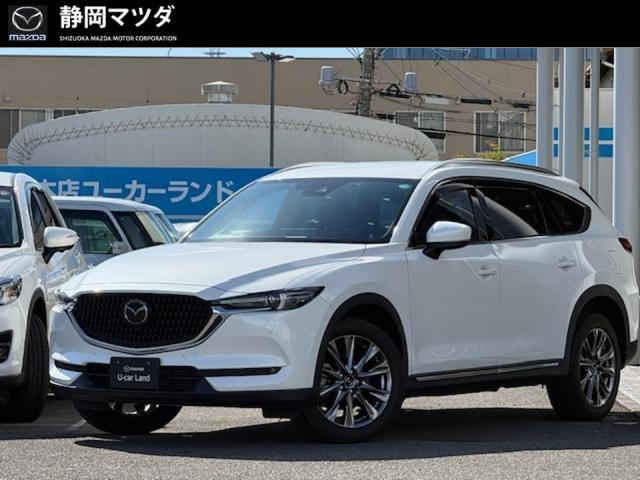 ＣＸ－８ ＸＤ Ｌパッケージ　６ＡＴ　衝突被害軽減ブレーキ　交通標識認識システム　車線逸脱警報機能　ナビゲーション　３６０°ビューモニター　２カメラドライブレコーダー　ＥＴＣ　ＢＯＳＥスピーカー　シートヒーター　１９インチアルミホイール