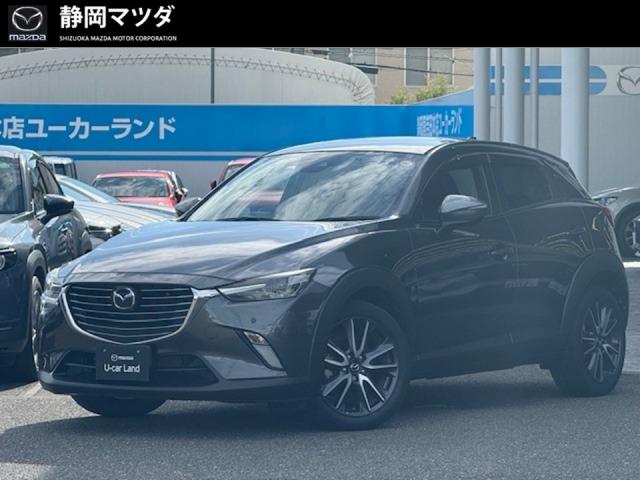 ＣＸ－３ ＸＤプロアクティブ　自動ブレーキ、車線逸脱警報システム、パーキングセンサー、Ｂｏｓｅ、バックカメラ、ＥＴＣ、ドラレコ、ナビ、ヘッドアップディスプレイ、オートエアコン、ＣＤ／ＤＶＤ、レーダークルーズコントロール、１８インチアルミホイール