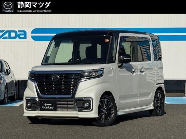 フレアワゴン カスタムスタイル ハイブリッド ＸＳ 衝突被害軽減ブレーキ、車線逸脱警報システム、両側電動スライドドア、ナビ、全方位モニター、シートヒーター、ＦＭ／ＡＭ、Ｂｌｕｅｔｏｏｔｈ、１５インチアルミホイール