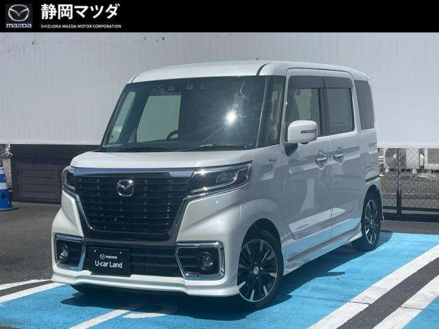 フレアワゴン カスタムスタイル ＨＶ ＸＴ　両側パワースライドドア・アドバンスドキー・メモリーナビ・ＥＴＣ・前後ドライブレコーダー・ターボ車、フルオートエアコン、リアサーキュレーター、運転席シートヒーター