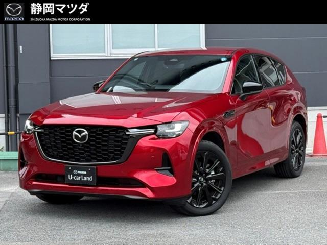 ＣＸ－６０ ＸＤハイブリッドエクスクルーシブスポーツ　自動ブレーキ、誤発進抑制システム、シートヒーター、シートベンチレーション、電動シート、電動リアゲート、クルーズコントロール、ナビ、ヘッドアップディスプレイ