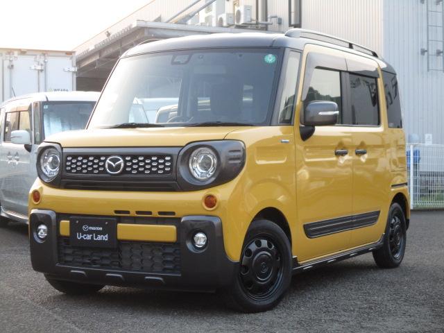フレアワゴン タフスタイル ハイブリッドＸＳ　メモリーナビ　ＥＴＣ　前後ドライブレコーダー　両側電動スライドドア　運転席・助手席シートヒーター　衝突被害軽減ブレーキ　誤発進抑制機能　車線逸脱警報　ＬＥＤヘッドライト　ハイビームアシスト機能