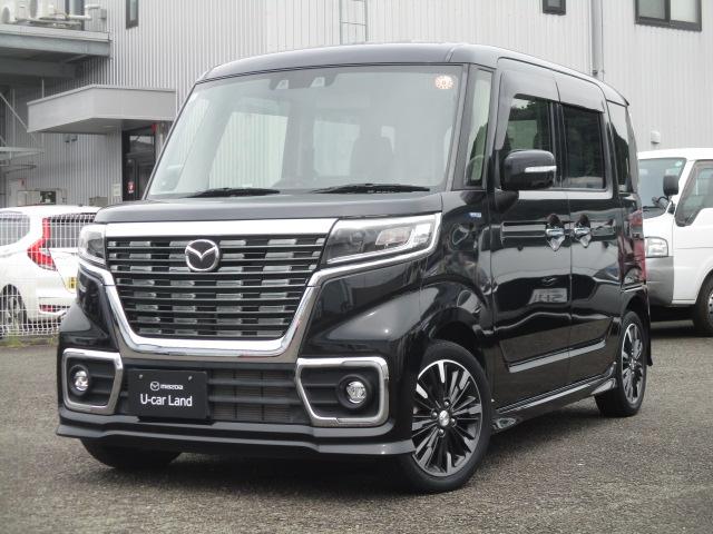 フレアワゴン カスタムスタイル 　ハイブリッドＸＳ　メモリーナビ　バックカメラ　両側電動スライドドア　運転席シートヒーター　衝突被害軽減ブレーキ　誤発進抑制機能　車線逸脱警報　ＬＥＤヘッドライト　ハイビームアシスト機能　純正１５インチアルミ