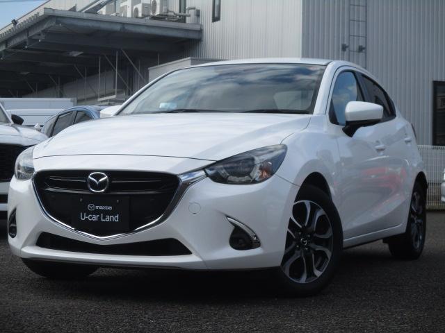 デミオ ＸＤ ツーリング　ＳＤナビ　ＥＴＣ　バックカメラ　衝突軽減ブレーキ　車線逸脱警報システム　ブラインド・スポット・モニタリング　ＬＥＤヘッドライト　ハイビームコントロール　純正１６インチアルミホイール　運転席・助手席シートヒーター