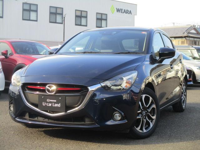 デミオ ＸＤ ツーリング　６速マニュアル　ＳＤナビ　ＣＤ／ＤＶＤ・地上デジタルチューナー　ＥＴＣ　アクティブドライビングディスプレイ　衝突軽減ブレーキ　クルーズコントロール　ＬＥＤヘッドライト　オートライト　純正１６インチアルミホイール　