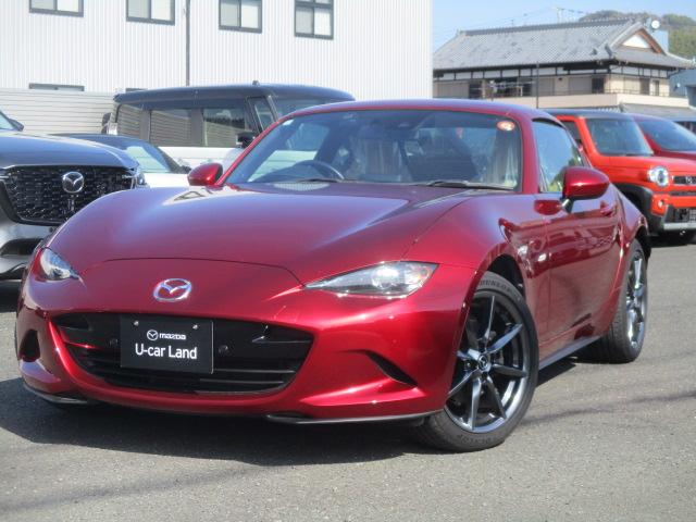 ロードスターＲＦ ＶＳ　６速オートマ　ナビＳＤ　ＥＴＣ　ドライブレコーダー　ＣＤ／ＤＶＤ・地上デジタルチューナー　バックカメラ　衝突軽減ブレーキ　車線逸脱警報システム　ブラインド・スポット・モニタリング　アダプティブ・ＬＥＤ・ヘッドライト　純正１７インチアルミ