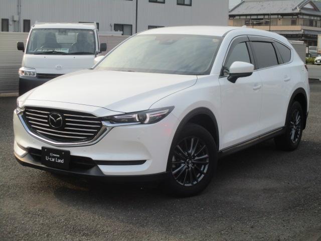 ＣＸ－８ ２５Ｓ スマートエディション　６人乗り　ＥＴＣ　ＡｐｐｌｅＣａｒＰｌａｙ・ＡｎｄｒｏｉｄＡｕｔｏ　３６０°ビューモニター　衝突軽減ブレーキ　レーンキープ・アシスト・システム　アダプティブ・ＬＥＤ・ヘッドライト　レーダークルーズコントロール　