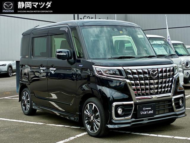 フレアワゴン カスタムスタイル ＨＹＢＲＩＤ ＸＳ　メモリーナビゲーション／ＥＴＣ／フロントドライブレコーダー／全方位モニター／運転席シートヒーター／両側電動スライドドア／１５インチアルミホイール