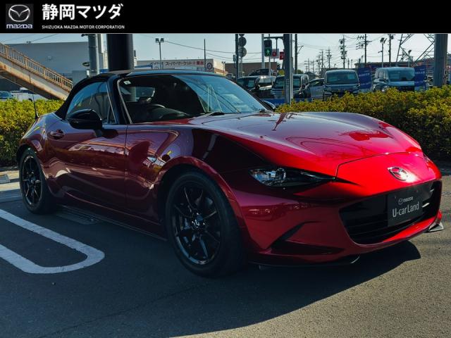 ロードスター ＮＲ－Ａ　ビルシュタイン社製ダンパー／フロントサスタワーバー／トンネルブレースバー／ＥＴＣ／リアパーキングセンサー／マニュアルエアコン／ＡＭ・ＦＭラジオ／１６インチアルミホイール