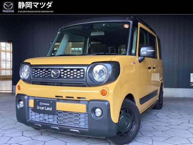 フレアワゴン タフスタイル ハイブリッド ＸＴ　ターボエンジン　電動両側スライドドア　３６０度ビューモニター　ＥＴＣ　ナビゲーション　シートヒーター　ヘッドアップディスプレイ