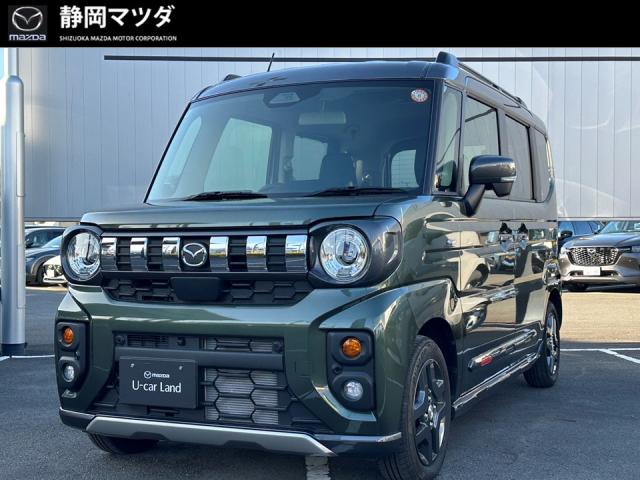 フレアワゴン タフスタイルＸＴ　ＡｎｄｒｏｉｄＡｕｔｏ　ＡｐｐｌｅＣａｒＰｌａｙ　ナビ　全方位モニター　シートヒーター　ハンドルヒーター　電動パーキングブレーキ　衝突軽減ブレーキ　ハイビームアシスト機能　１４インチアルミホイール