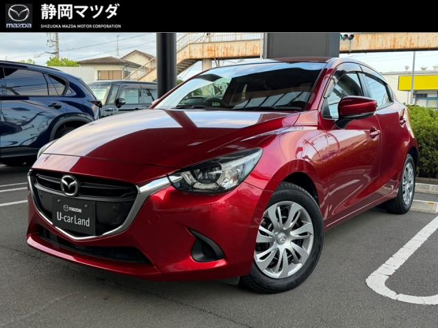 デミオ １５Ｓ　ナビＳＤ　ＥＴＣ　シートヒーター　ＣＤ　ＤＶＤ　バックカメラ　コーナーセンサー　衝突軽減ブレーキ　車線逸脱警報システム　オルガン式ペダル　Ｂｌｕｅｔｏｏｔｈ　ＵＳＢ　オートライト　レインセンサーワイパー