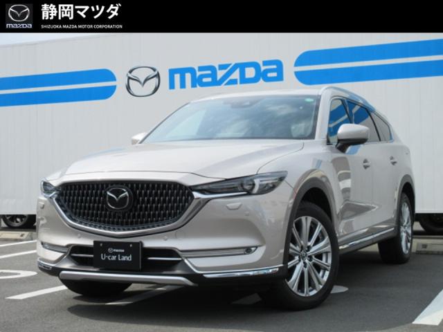 ＣＸ－８ ２５Ｔ Ｅｘｃｌｕｓｉｖｅ Ｍｏｄｅ　　　　　　　　　　スマートキー　マツダコネクトナビＳＤカード　ＥＴＣ　ドライブレコーダー　ＣＤ／ＤＶＤプレーヤー　リヤシートモニター　３６０°ビューモニター　衝突被害軽減ブレーキ