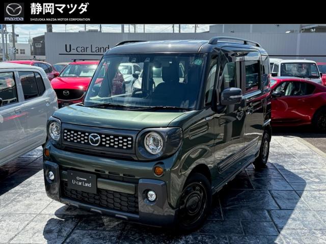 フレアワゴン タフスタイル　 ＨＹＢＲＩＤ ＸＳ　ＣＤ／Ｂｌｕｅｔｏｏｔｈ／ＵＳＢコンビオーディオ・両側電動スライドドア・デュアルセンサーブレーキサポート・運転席／助手席シートヒーター