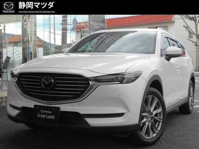 ＣＸ－８ ＸＤ ＰＲＯＡＣＴＩＶＥ　６ＡＴ　衝突被害軽減ブレーキ　交通標識認識システム　ＡＴ誤発進抑制制御　車線逸脱警報システム　ナビゲーション　３６０°ビューモニター　ＥＴＣ　ドライブレコーダー　シートヒーター　１９インチアルミホイール
