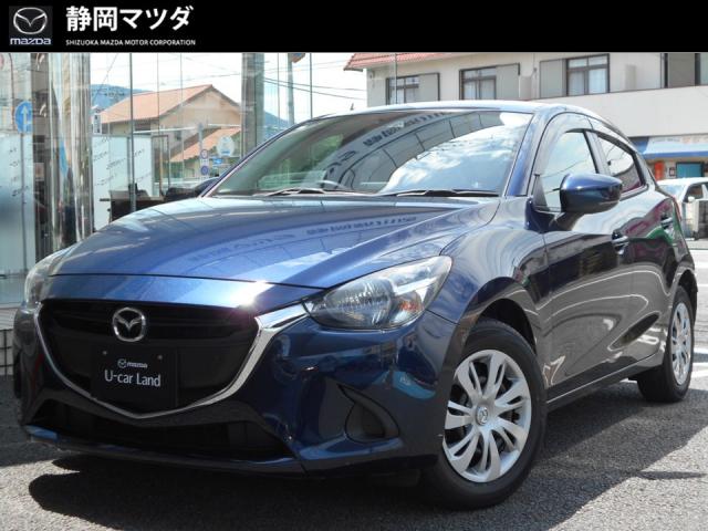 デミオ １３Ｓ　６ＡＴ　衝突被害軽減ブレーキ　ＡＴ誤発進抑制制御　ハイビームコントロール　車線逸脱警報機能　ナビゲーション　バックモニター　ＥＴＣ　オートライト／ワイパー　ＣＤ／ＤＶＤプレーヤー　ハロゲンヘッドライト