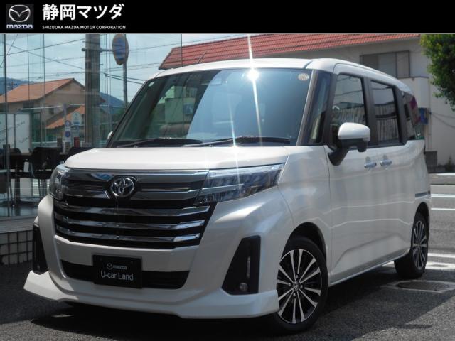 ルーミー カスタムＧ－Ｔ　ＣＶＴ　衝突被害軽減ブレーキ　パーキングセンサー　ナビゲーション　３６０°ビューモニター　両側電動スライドドア　ドライブレコーダー　ＥＴＣ　レーダークルーズコントロール　１５インチアルミホイール