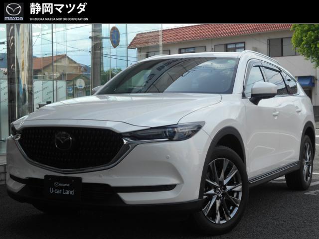ＣＸ－８ ＸＤ Ｌパッケージ　６ＡＴ　衝突被害軽減ブレーキ　交通標識認識システム　車線逸脱警報機能　ナビゲーション　３６０°ビューモニター　２カメラドライブレコーダー　ＥＴＣ　ＢＯＳＥスピーカー　シートヒーター　１９インチアルミホイール