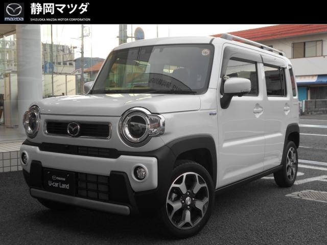 フレアクロスオーバー ハイブリッド ＸＴ　ＣＶＴ　衝突被害軽減ブレーキ　レーダークルーズコントロール　パーキングセンサー　車線逸脱警報機能　メモリーナビゲーション　全方位モニター　ＥＴＣ　シートヒーター　ＬＥＤヘッドライト　１５インチアルミホイール