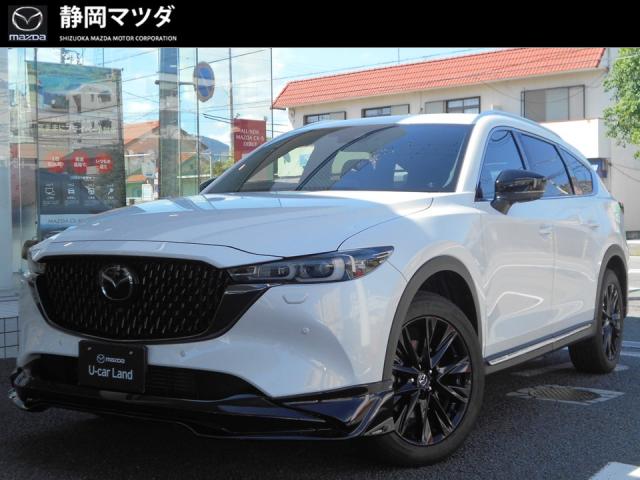 ＣＸ－８ ＸＤ ブラックトーンエディション　ＡＷＤ　衝突被害軽減ブレーキ　レーダークルーズコントロール　交通標識認識システム　ナビゲーション　３６０°ビューモニター　２カメラドライブレコーダー　ＥＴＣ　１９インチアルミホイール