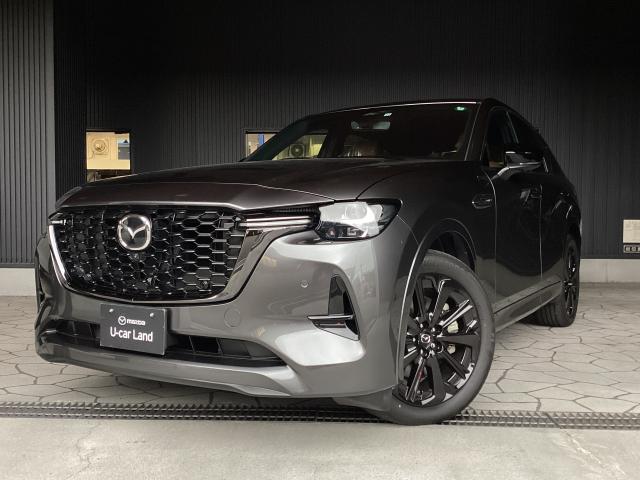 ＣＸ－６０ ２．５ ＰＨＥＶプレミアムスポーツ　４ＷＤ　マツダコネクトＳＤナビ　３６０°ビューモニター　ＢＯＳＥサウンド　衝突被害軽減ブレーキ　レーダークルーズコントロール　パワーリフトゲート　パノラマサンルーフ