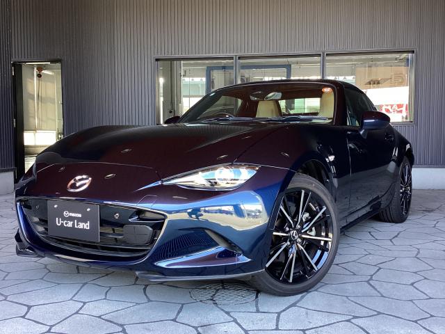 ロードスターＲＦ ＶＳ　６速ＡＴ　２ＷＤ　　ナビＳＤ　リアパーキングセンサー　衝突被害軽減ブレーキ　コネクティッドサービス対応　スマートキーレス　運転席＆助手席シートヒーター　レーダークルーズコントロール