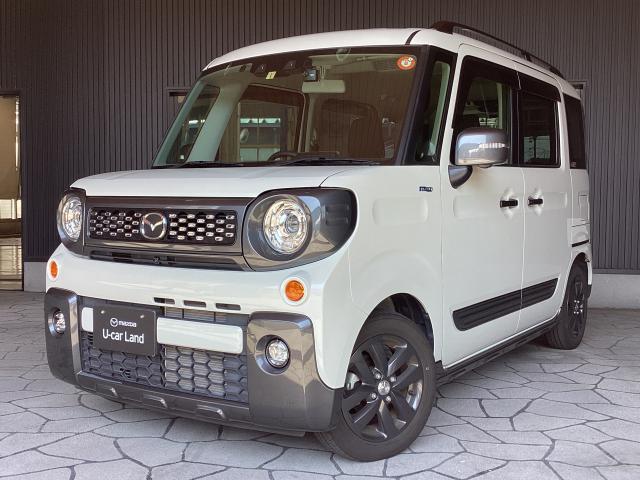 フレアワゴン タフスタイル ＨＹＢＲＩＤ ＸＴ　ターボ　全方位モニター　純正８インチナビ　社外２カメラドラレコ　ＥＴＣ