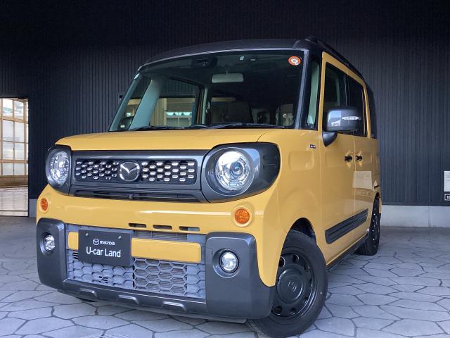 フレアワゴン タフスタイル ハイブリッド ＸＴ　ターボエンジン　電動両側スライドドア　３６０度ビューモニター　ＥＴＣ　ナビゲーション　