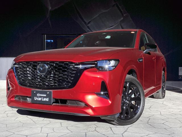ＣＸ－６０ ＰＨＥＶ　プレミアムスポーツ　元試乗車　レザーシート　３６０度ビューモニター　ナビＳＤ　シートヒーター　地デジ　運転席助手席シートベンチレーション　運転席助手席＆後席左右シートヒーター　