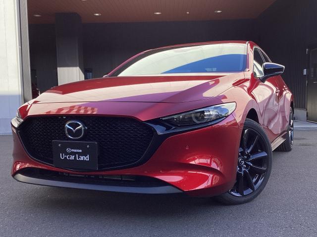 ＭＡＺＤＡ３ファストバック ２０Ｓブラックセレクション　元試乗車　３６０度ビューモニター　ナビＳＤ　運転席＆助手席シートヒーター　ステアリングヒーター　レーダークルーズコントロール