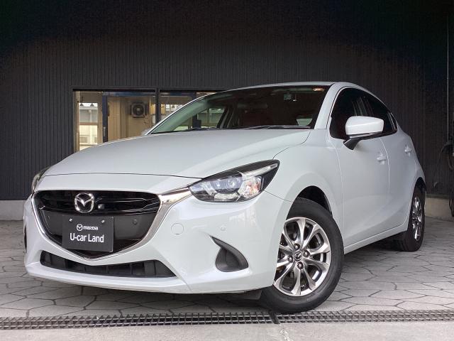 デミオ １３Ｓノーブルクリムゾン　ＣＤ／ＤＶＤ／地デジ　３６０度モニター　ナビＳＤ　ＥＴＣ　社外フロントドラレコ　運転席＆助手席シートヒーター　オートエアコン　