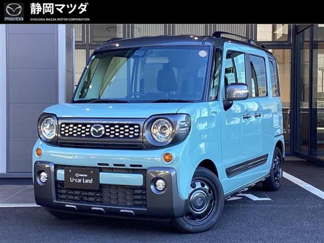 フレアワゴン タフスタイル ハイブリッド ＸＳ　ＣＶＴ　純正ドライブレコーダー（モニター連動タイプ）　メモリーナビゲーション　バックモニター　天井サーキュレーター