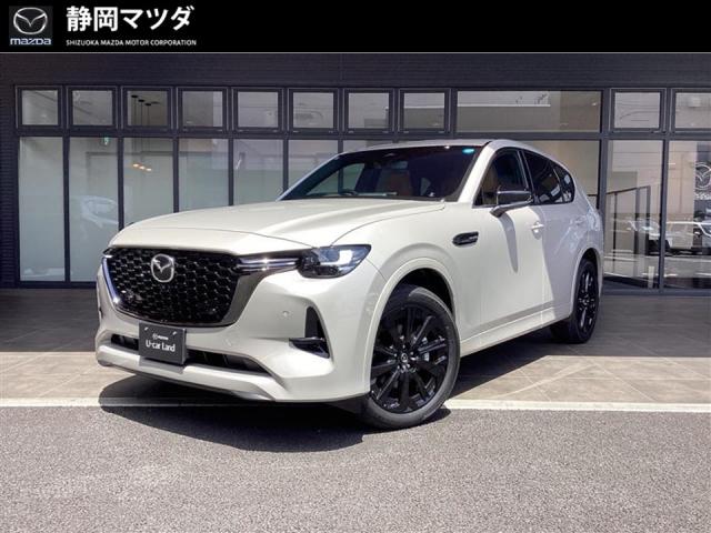 ＣＸ－６０ ＸＤ－ＨＹＢＲＩＤ　Ｐｒｅｍｉｕｍ　Ｓｐｏｒｔｓ　ｅ－ＳＫＹＡＣＴＩＶ－Ｄ　３．３　マツダコネクトＳＤナビ　運転席電動パワーシート　運転席・助手席シートヒーター　ハンドルヒーター　３６０度ビューモニター　クルージング＆トラフィックサポート