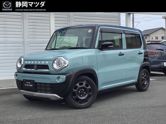 ハスラー タフワイルド 全方位モニター用カメラパッケージ　衝突被害軽減ブレーキ／車線逸脱警報機能／ＬＤＥヘッドライト／ＬＥＤフォグランプ／ナビゲーション／オートライト／ＥＴＣ／前後２カメラドライブレコーダー／シートヒーター／社外サスペンション