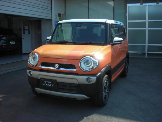 ハスラー Ｘターボ　ＣＶＴ・オートＡＣ・ナビ／ＣＤ／ＤＶＤ／ＴＶ・ＥＴＣ・衝突軽減ブレーキ・横滑り防止・アクセル踏み間違い・オートライト・スマートキー・シートヒーター