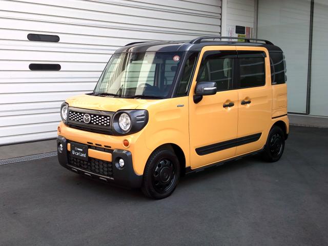 フレアワゴン タフスタイル ハイブリッド ＸＳ　ナビ・ＤＶＤ／ＴＶ・バックカメラ・ＥＴＣ・両側パワースライドドア・シートヒーター・パーキングセンサー・オートライト・衝突低減ブレーキ・車線逸脱警報システム・横滑り防止