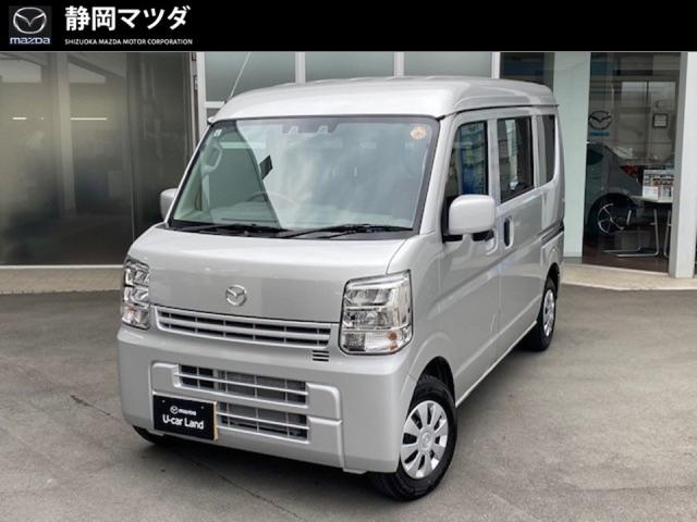 スクラムバン ＰＣ　バックカメラ、パーキングセンサー、ＴＶ、ＤＶＤ、Ｂｌｕｅｔｏｏｔｈ、アイドリングストップ、車線逸脱警報、衝突軽減ブレーキ、トラクションコントロール