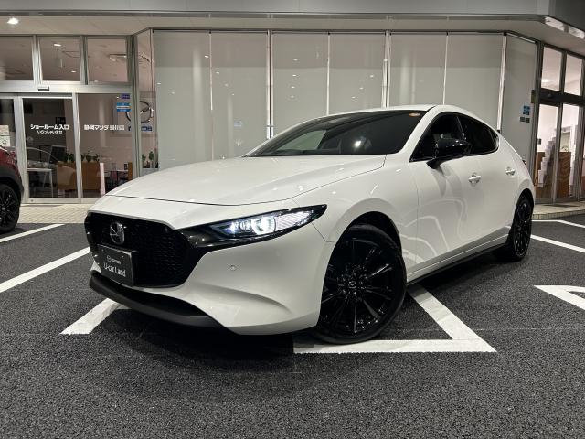 ＭＡＺＤＡ３ファストバック ２０Ｓブラックセレクション　試乗車アップ　ナビＳＤ ３６０°ビューモニター　衝突軽減ブレーキ　シートヒーター　ステアリングヒーター