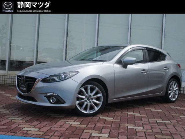 アクセラスポーツ  ２０Ｓ ツーリング Ｌパッケージ 衝突軽減ブレーキ　マツダレーダークルーズコントロール　ＡＴ誤発進抑制制御システム　車線逸脱警報システム　バックカメラ　リアビークルモニタリングシステム　マツダコネクト　ＳＤカードナビ　ＣＤ／ＤＶＤ地デジ