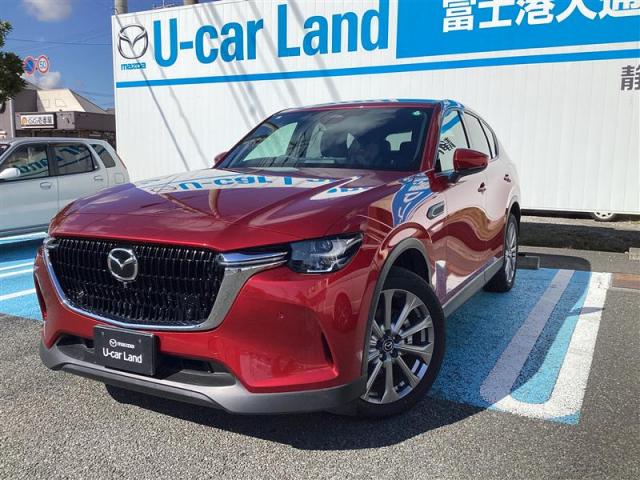 ＣＸ－６０ ２５Ｓ  Ｅｘｃｌｕｓｉｖｅ　Ｍｏｄｅ　衝突被害軽減ブレーキ　車線逸脱警報システム　アダプティブＬＥＤヘッドライト　３６０°ビューモニター　マツダコネクトＳＤナビ　オートエアコン　純正アルミホイール