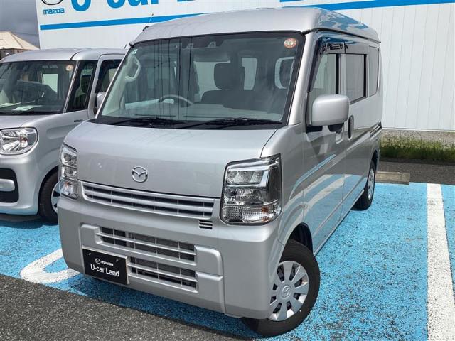 スクラムバン ＣＶＴ　ＰＣ　衝突被害軽減ブレーキ　車線逸脱警報システム、パーキングセンサー、シートヒーター、バックモニター、ナビ、ＥＴＣ