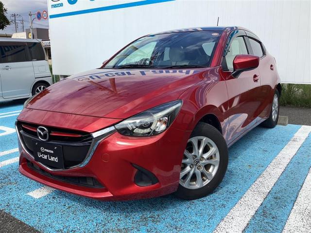 デミオ １３Ｓ Ｌパッケージ　アウトレット車　内外装現状販売　タイヤ交換は有償　衝突被害軽減ブレーキ　ＥＴＣ　オートライト　レインセンサーワイパー　純正アルミホイール　オートエアコン