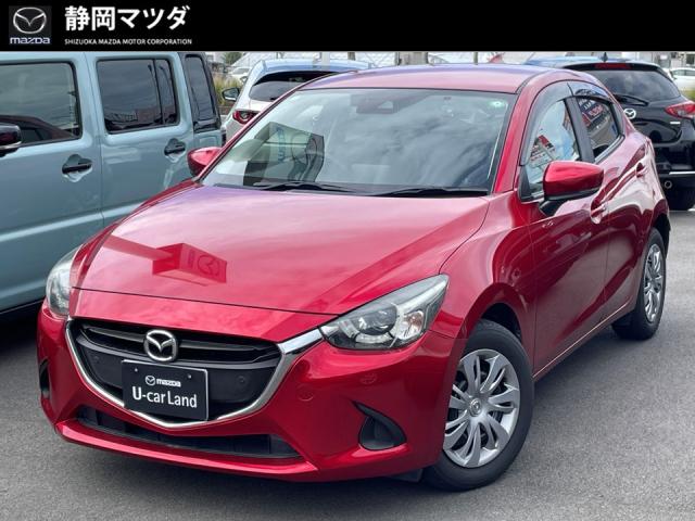 デミオ １５Ｓ　２ＷＤ　６ＡＴ　メモリーナビ　衝突被害軽減ブレーキ　リアコーナーセンサー　ＥＴＣ車載器　ドライブレコーダー　運転席、助手席シートヒーター　ＣＤ／ＤＶＤ／ＴＶ　ＬＥＤヘッドランプ