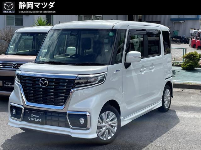 フレアワゴン カスタムスタイル ハイブリッド ＸＧ　２ＷＤ　ＣＶＴ　メモリーナビ　スマートキーレス　運転席シートヒーター　衝突被害軽減ブレーキ　リアパーキングセンサー　片側電動スライドドア