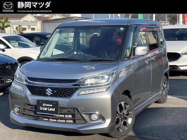 ソリオ バンディット ハイブリッド ＭＶ　２ＷＤ　ＣＶＴ　メモリーナビ　全方位モニター　ＥＴＣ車載器　助手席側電動スライドドア　クルーズコントロール　スマートキーレス　ＨＩＤヘッドランプ　フォグランプ