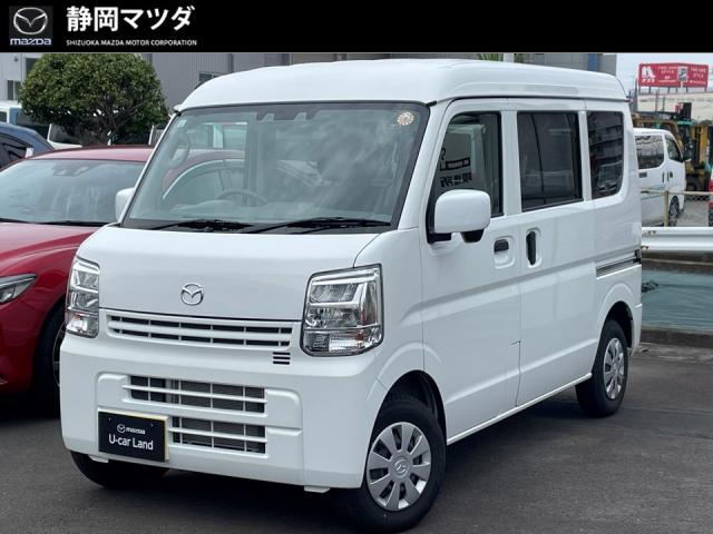 スクラムバン ＰＣ　２ＷＤ　ＣＶＴ　メモリーナビ　バックカメラ　ＵＳＢ接続ポート　Ｂｌｕｅｔｏｏｔｈ　衝突被害軽減ブレーキ　リアパーキングセンサー　車線逸脱警報システム　横滑り防止機構