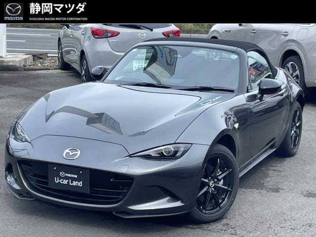 ロードスター Ｓ　２ＷＤ　６ＭＴ　試乗車アップカー　メモリーナビ　衝突被害軽減ブレーキ　横滑り防止機構　マニュアルエアコン　リアパーキングセンサー　Ｂｌｕｅｔｏｏｔｈ、Ａｐｐｌｅ Ｃａｒｐｌａｙ、Ａｎｄｒｏｉｄ Ａｕｔｏ対応車