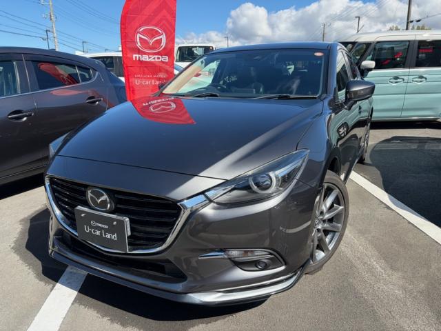 アクセラスポーツ ２２ＸＤ Ｌパッケージ　６速マニュアル　ナビＳＤ　ＥＴＣ　ドラレコ　バックモニター　サンルーフ　ブラックレザーシート　運転席パワーシート　シートヒーター　ハンドルヒーター　ＣＤ／ＤＶＤ