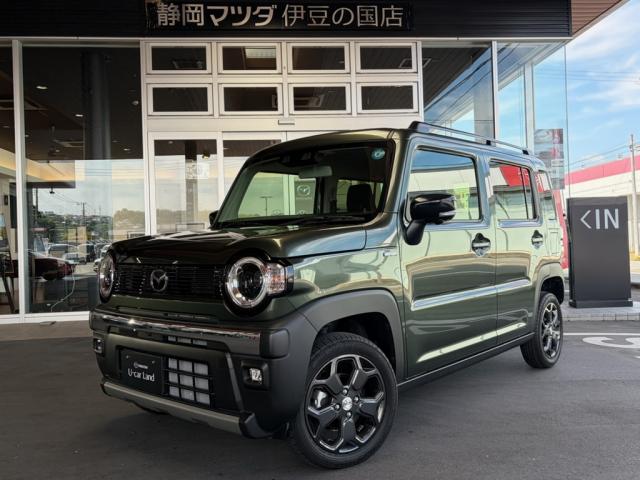 フレアクロスオーバー ＺＴ 　当社試乗車アップカー　全方位モニター付（ナビモニターなし）　純正１５インチアルミホイール　ＬＥＤヘッドライト